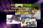 MINED - USAID Proyecto EXCELL (Excelencia de la Educación en las Aulas a Nivel Local)