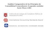 Federación de Colegios de Contadores Públicos de Venezuela (FCCPV) International Accounting Standards Board Análisis Comparativo de los Principios de Contabilidad.