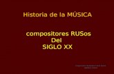 Historia de la MÚSICA compositores RUSos Del SIGLO XX Fragmentos de Música Turca Op.62 Ippolitov-Ivanov.