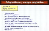 1 Magnetismo y campo magnético Capítulo 29 Física Sexta edición Paul E. Tippens  Magnetismo  Campos magnéticos  La teoría moderna del magnetismo