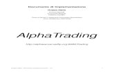 AlphaTrading - Relazione su Implementazione e test