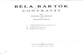 Bela Bartok Contrast SheetMusicTradeCom