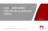 6. OptiX OSN 380068008800 Optical Power Calculation ISSUE 1.