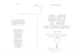 Del arte objetual al arte de concepto (1960-1974) - Marchán Fiz Simón