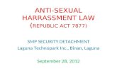 Anti Sexual Harassment Law Presentation