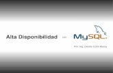 MySQL - Alta Disponibilidad