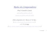 1: Introdução 1 Redes de Computadores Prof. Evandro Cantú cantu@sj.cefetsc.edu.br  Slides adaptados de J. Kurose & K. Ross (,