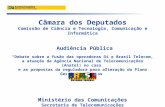 Câmara dos Deputados Comissão de Ciência e Tecnologia, Comunicação e Informática Audiência Pública Debate sobre a fusão das operadoras Oi e Brasil Telecom,