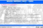 BRASIL IMPÉRIO (1822 – 1889) Prof. Iair iair@pop.com.br II REINADO (1840 – 1889) A) POLÍTICA INTERNA 3 fases: –Consolidação (1840 – 1850): –Conciliação.