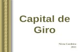 Capital de Giro Nívea Cordeiro 2011. Hoje vamos calcular o Capital de Giro e os Indicadores de Resultado.