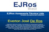 EJRos Assessoria Técnica Ltda Tornando sua empresa mais competitiva Everton José De Ros Engenheiro Eletricista (UFRGS), Pós Graduado em Manipuladores Robóticos.