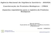 Agência Nacional de Vigilância Sanitária  Agência Nacional de Vigilância Sanitária – ANVISA Coordenação de Produtos Biológicos – CPBIH.