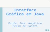 1 Interface Gráfica em Java Profa. Dra. Angélica Félix de Castro.