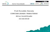 Veris Faculdade 1 Prof.Ronaldo Harada CONTABILIDADE TRIBUTÁRIA Ativo Imobilizado 22/10/2010.