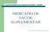 Superintendência de Seguros Privados - SUSEP MERCADO DE SAÚDE SUPLEMENTAR PAULO RENATO MERENCIANO GOUVÊA.