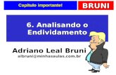 BRUNI Capítulo importante! 6. Analisando o Endividamento Adriano Leal Bruni albruni@minhasaulas.com.br.