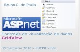 Controles de visualização de dados GridView 2º Semestre 2010 > PUCPR > BSI Bruno C. de Paula.