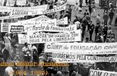Ditadura Militar Brasileira (1964- 1985). E foi assim que a ditadura começou em 1964... Marcha da família com Deus pela Liberdade 500.000 pessoas em Marcha.