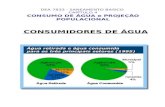 DEA 7833 - SANEAMENTO BASICO CAPÍTULO 4 CONSUMO DE ÁGUA e PROJEÇÃO POPULACIONAL CONSUMIDORES DE ÁGUA.