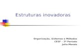 Estruturas inovadoras Organização, Sistemas e Métodos CESF – 3º Período Julio Morais.