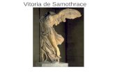 Vitoria de Samothrace. Primavera de Botticelli.