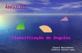 ÂNGULOS Classificação de ângulos Teresa Nascimento Zulmira Castro Lobo.