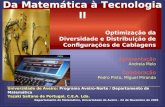 Universidade de Aveiro: Programa Aveiro-Norte / Departamento de Matemática Yazaki Saltano de Portugal, C.E.A. Lda. Departamento de Matemática, Universidade.