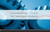 STILLFX/SHUTTERSTOCK Concordância verbal – 9º ano EF Profª Andréa Fávaro Reis Baroni STILLFX/SHUTTERSTOCK.