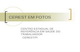 CEREST EM FOTOS CENTRO ESTADUAL DE REFERÊNCIA EM SAÚDE DO TRABALHADOR CEREST/PI.
