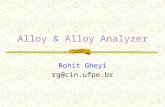 Alloy & Alloy Analyzer Rohit Gheyi rg@cin.ufpe.br.