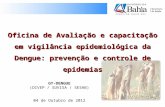 GT-DENGUE (DIVEP / SUVISA / SESAB) 04 de Outubro de 2012 Oficina de Avaliação e capacitação em vigilância epidemiológica da Dengue: prevenção e controle.