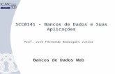 SCC0141 - Bancos de Dados e Suas Aplicações Prof. Jose Fernando Rodrigues Junior Bancos de Dados Web.