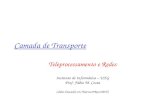 Camada de Transporte Teleprocessamento e Redes Instituto de Informática – UFG Prof. Fábio M. Costa (slides baseados em [Kurose&Ross2003])