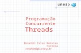 Ronaldo Celso Messias Correia ronaldo@fct.unesp.br Programação Concorrente Threads.