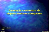 Julho 2012Escola do CBPF Formação e estrutura de objetos estelares compactos Sergio B. Duarte CBPF.