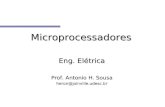 Microprocessadores Eng. Elétrica Prof. Antonio H. Sousa heron@joinville.udesc.br.