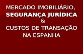 MERCADO IMOBILIÁRIO, SEGURANÇA JURÍDICA & CUSTOS DE TRANSAÇÃO NA ESPANHA.
