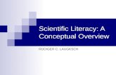 Scientific Literacy: A Conceptual Overview RÜDIGER C. LAUGKSCH.