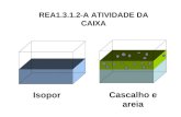 REA1.3.1.2-A ATIVIDADE DA CAIXA Isopor Cascalho e areia.