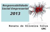 Renata de Oliveira Silva UMC Responsabilidade Social Empresarial 2013.