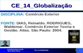 CE_14_Globalização1 CE_14_Globalização DISCIPLINA: Comércio Exterior FONTE: DIAS, Reinaldo. RODRIGUES, Waldemar. Comércio Exterior Teoria e Gestão. Atlas.