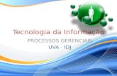 Tecnologia da Informação PROCESSOS GERENCIAIS UVA - IDJ.