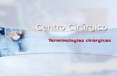 Centro Cirúrgico Centro Cirúrgico Terminologias cirúrgicas.