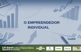 Lei Geral da Micro e Pequena Empresa Empreendedor Individual O EMPREENDEDOR Out/09 Out/09 INDIVIDUAL.