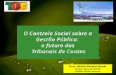 O Controle Social sobre a Gestão Pública: o futuro dos Tribunais de Contas Tribunais de Contas O Controle Social sobre a Gestão Pública: o futuro dos Tribunais.