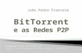 João Pedro Francese Trabalho Final de Redes II Profs. Luís Henrique e Otto Duarte - GTA/UFRJ.