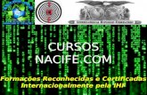 CURSOS NACIFE.COM Formações Reconhecidas e Certificadas Internacionalmente pela IHF.