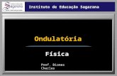 Prof. Diones Charles Instituto de Educação Sagarana Física Ondulatória.