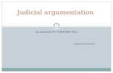 An analysis IN CORPORE VILI GIOVANNI DAMELE Judicial argumentation 1.