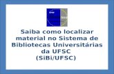 Saiba como localizar material no Sistema de Bibliotecas Universitárias da UFSC (SiBi/UFSC)